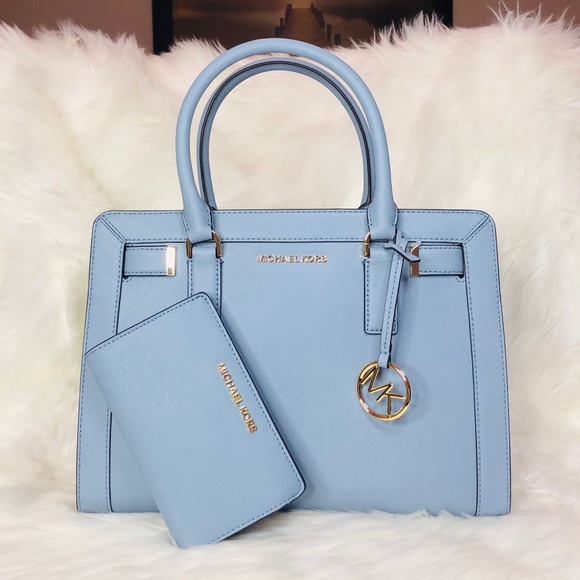 Michael Kors Handbags - 2PCS Michael Kors Dillon Medium Satchel Wallet Set